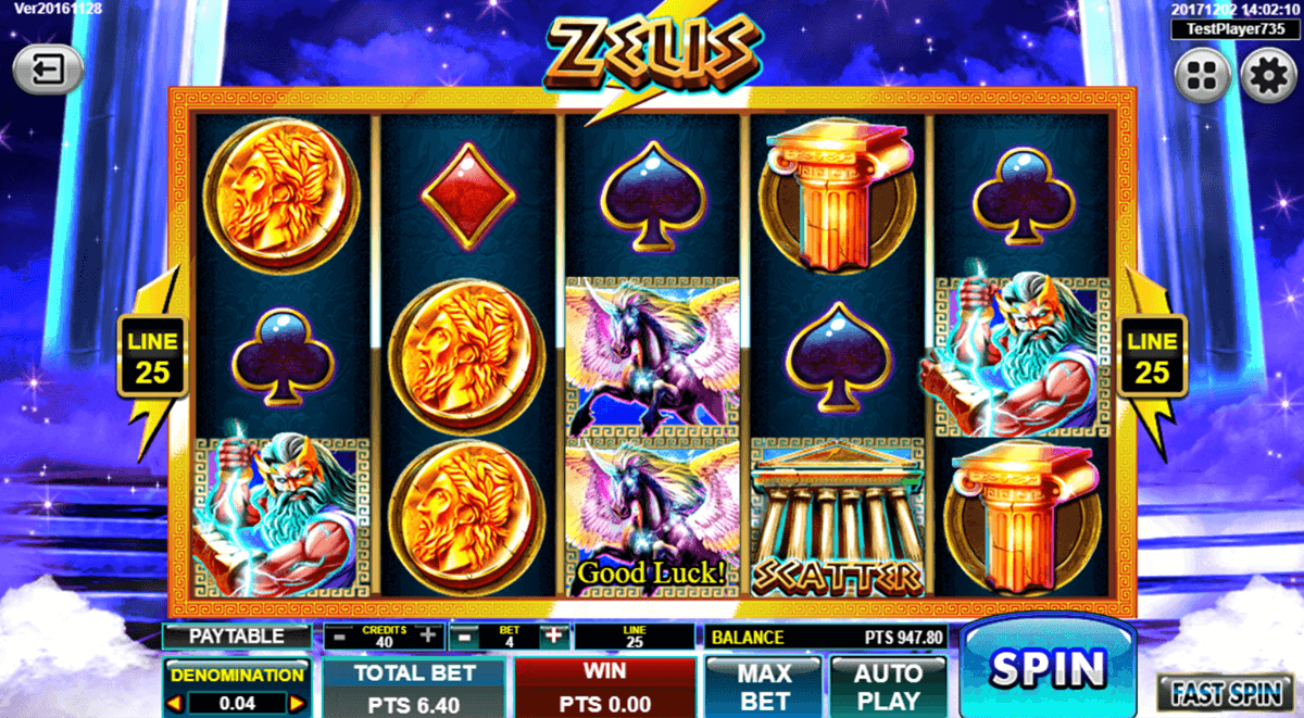 zeus slot demo spadegaming